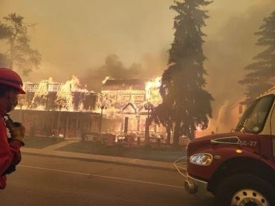 ‘Monster’ Wildfires Ravage Historic Canadian Town of Jasper